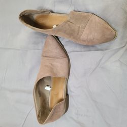 Heels Light Brown Suede 9