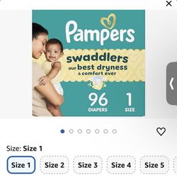 Size 1 Pampers - 126 Count