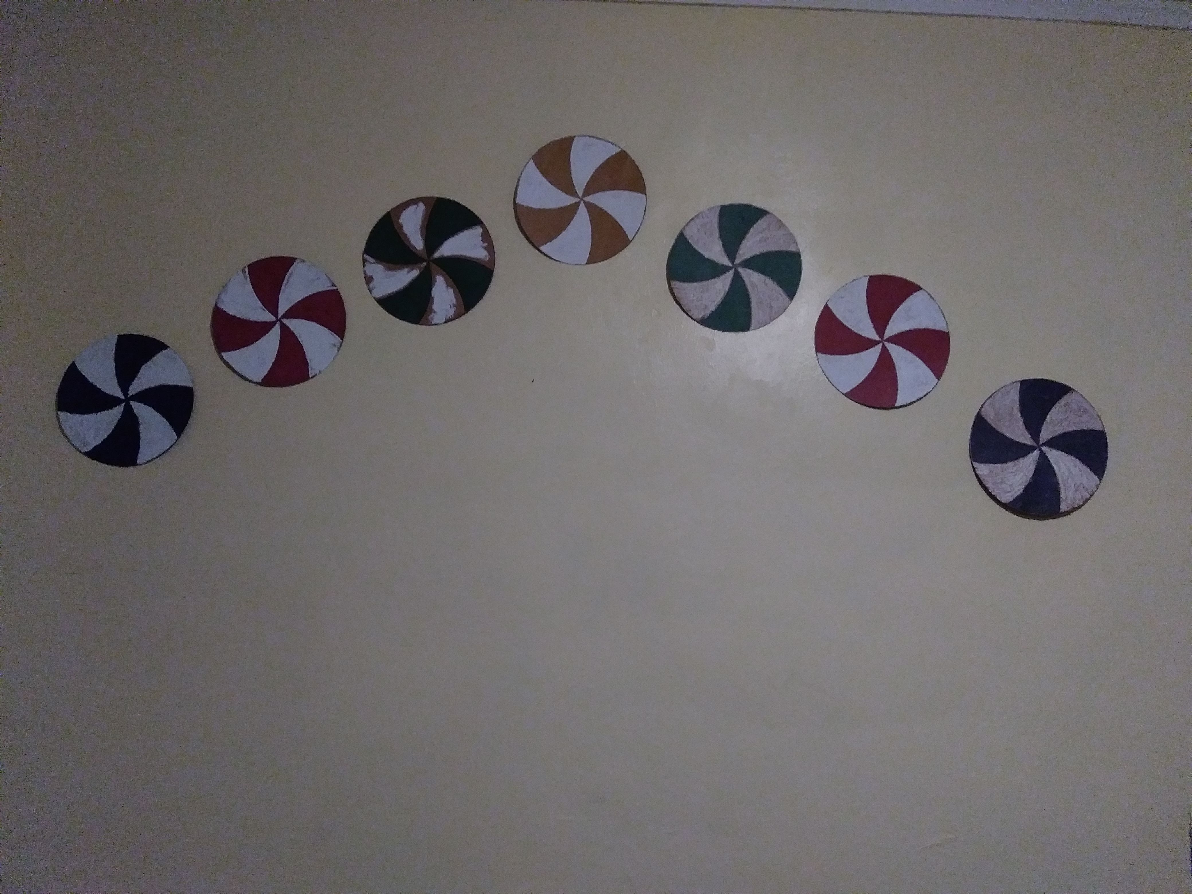 Homemade White sox pinwheels