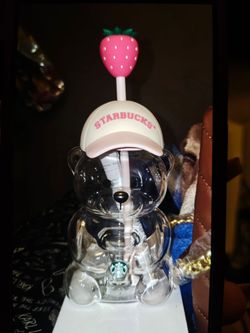 Limited edition Starbucks strawberry bear