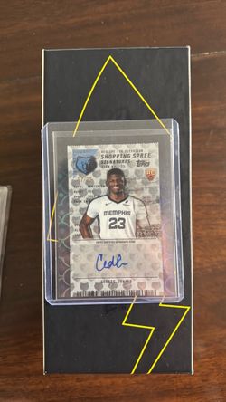 Topps Cedric Coward rookie Auto