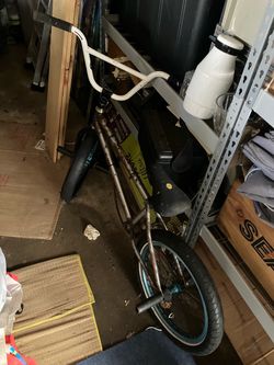 BMX bicycle frame with a Cult Crew and Chase Dehart  Odyssey