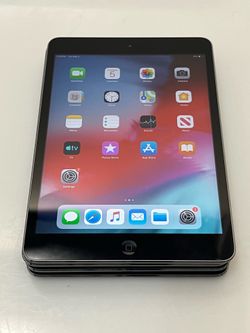 Apple iPad Mini 2nd Gen Black A1490 Tablet 7.9” iOS 12.5.7 Storage 16GB - $39