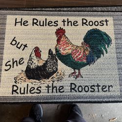 Farmhouse door mat new