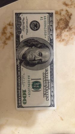 $100 Star Note 