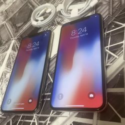 Each 300  Iphone X 64GB Unlocked Good Condition (Price is Firm)