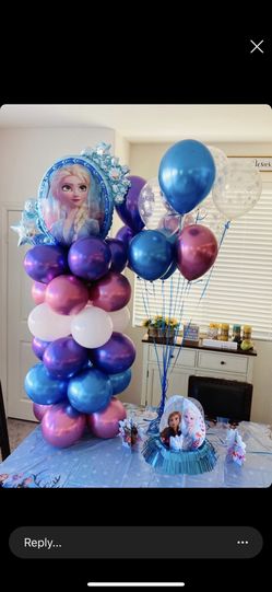 Balloons and party decor