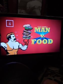 46  Inch  Samsung  TV With Remote and Wall Mounted  Beautiful Picture 