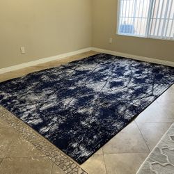 Brand New 7’ X 9’ Blue/white Area Rug