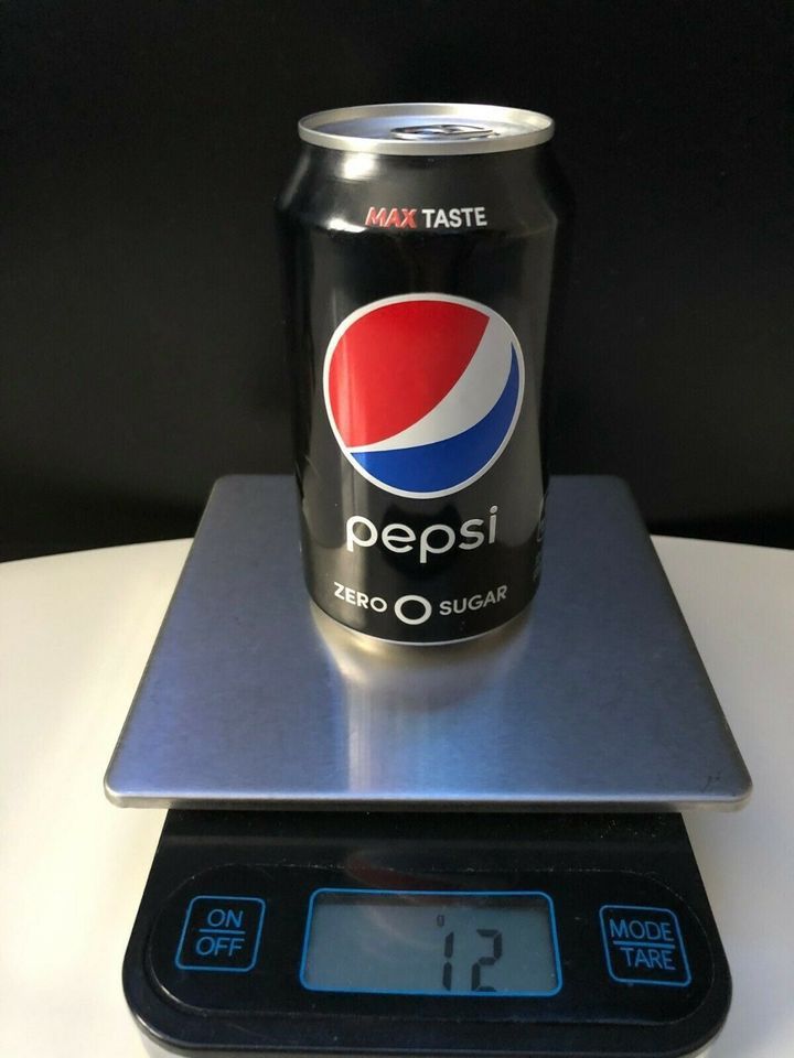 *1 OF 1* RARE 2018 NEW EMPTY SEALED MAX-TASTE PEPSI ZERO FACTORY ERROR AIR CAN