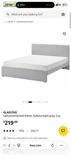 IKEA full size bed frame
