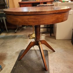 Antique Darling round MCM Table
