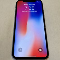 Iphone X  256 GB Space Gray with Wireless Charger