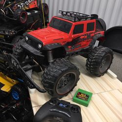 red/black xgrip r/c jeep