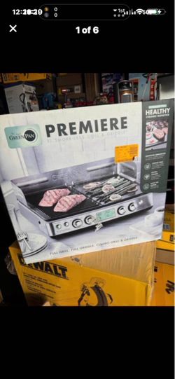 GreenPan Premiere XL Smokeless Grill & Griddle