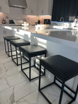 Black Modern Bar Stools