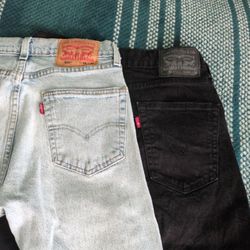 Levi's Light Blue And Black