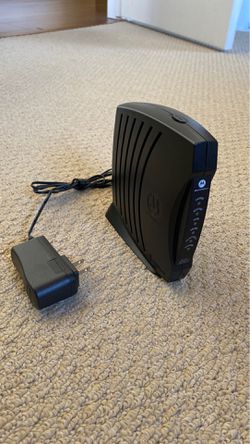 Motorola modem model SB5101i bonus Belkin wireless router
