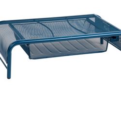 Mind Reader Monitor Stand, Ventilated Laptop Riser, Paper Tray, Storage, Office, Metal Mesh, 20"L x 11.5"W x 5.5"H, blue https://offerup.com/redirect/