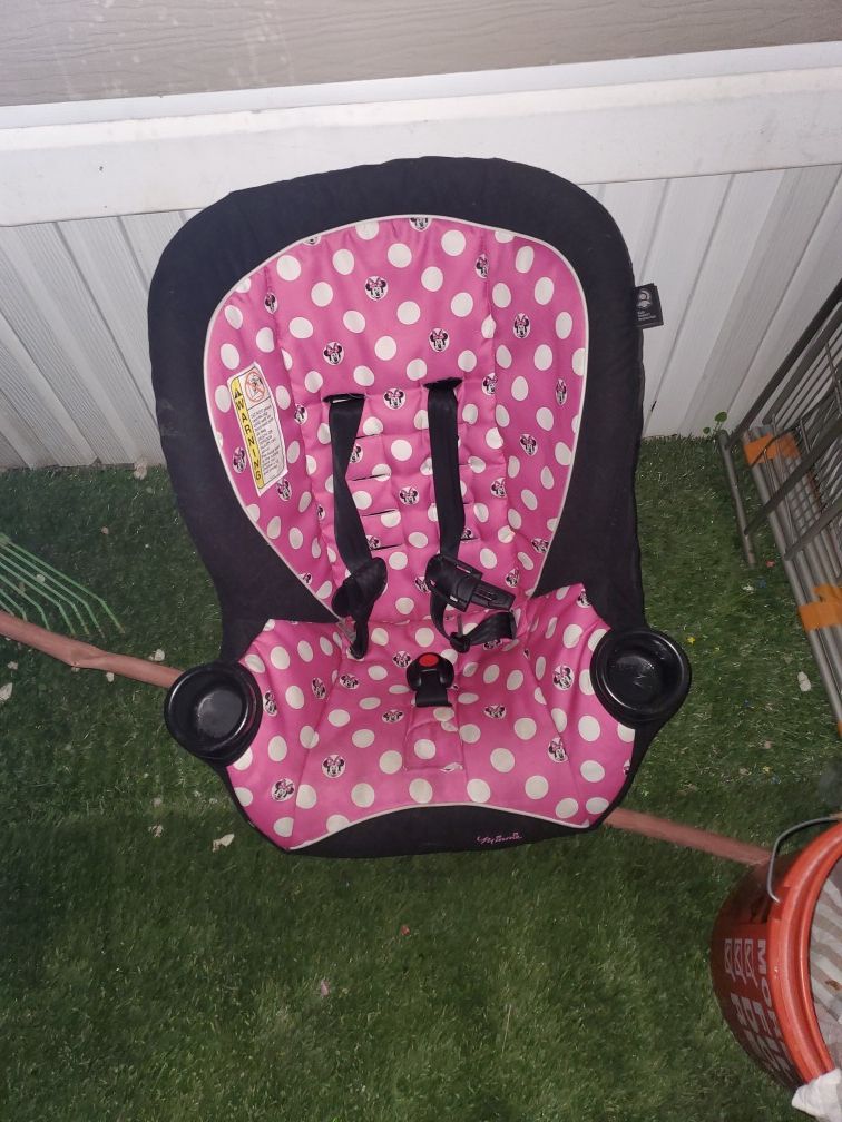 Mini mouse toddler car seat