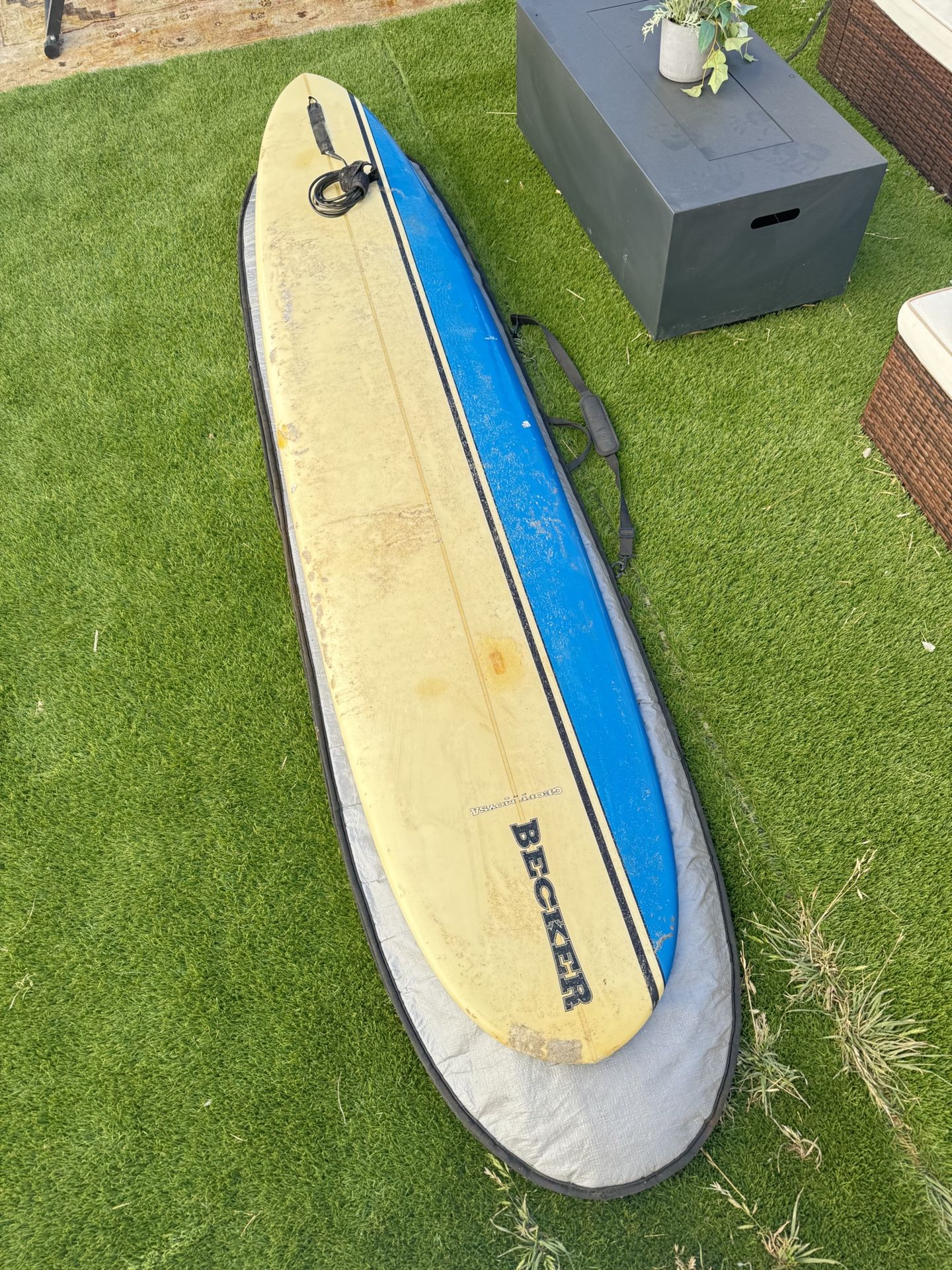 Becker 8'10ft Surfboard Longboard  