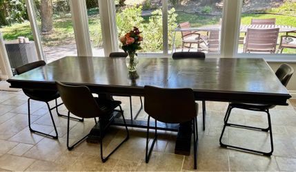 Large Espresso Dining Table