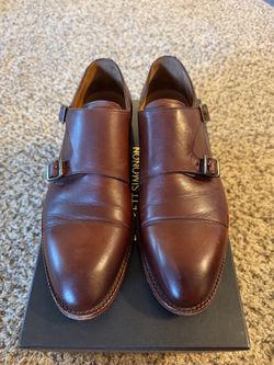 Beckett Simonon double monk strap size 10