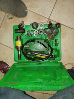 Greenlee767 11 Ton Hydraulic Knock Out Punch Portable