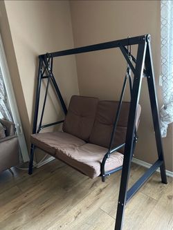 outdoor patio canopy porch swing