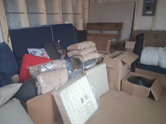 Throw pillows and patio chairs cushions brand new