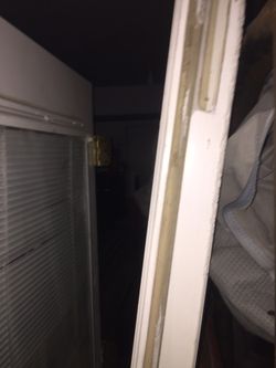 Double French Doors with built in mini blinds  used but in good shape Doors Only No Door Jab. Door Jab Kits Available At Home Depot