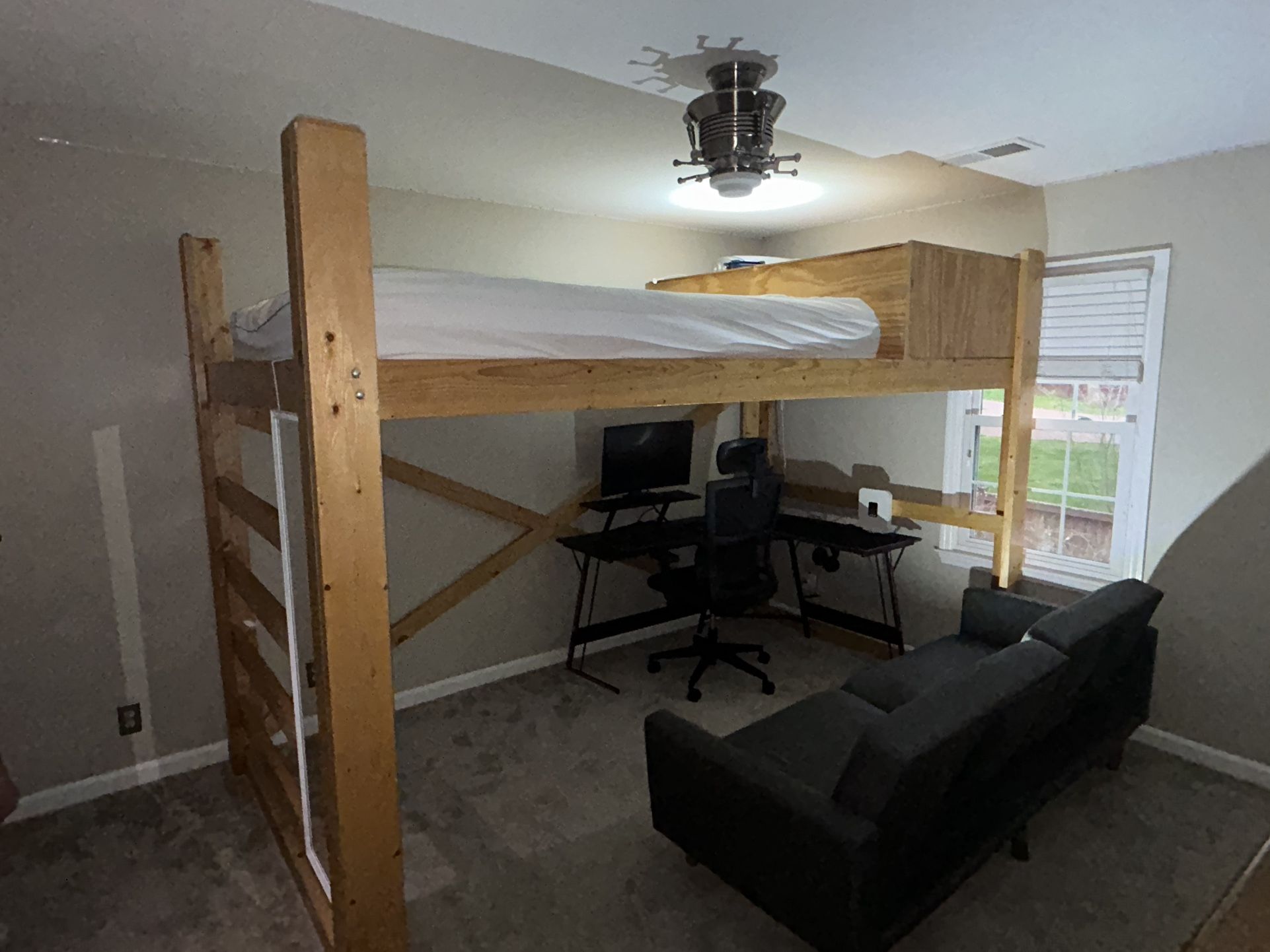 Queen Loft Or bunk Bed w/ Mattress Included
