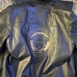 Versace Leather Jacket Xl