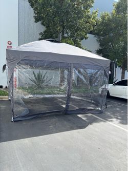 New 12’x12’ Eazy Pop Up Canopy with Walls No assemble Canopy Tent Shade Outdoor