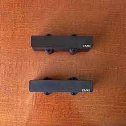 EMG Fender Jazz Bass J-Bass Pickup Set Pre-Wired Kit No Trades