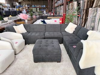 Thomasville Tisdale 7 pc with ottoman