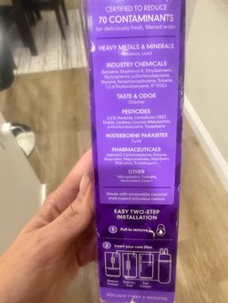 Purple filter for refrigerator