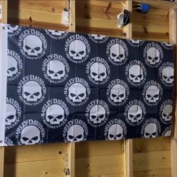 Brand New Harley Davidson 3 Foot By 5 Foot Flag 