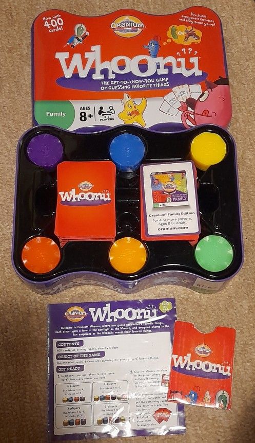 Whoonu??? Cranium Family Card Game