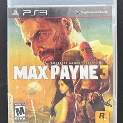 Video Game Max Payne 3 PS3
