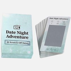 40 Fun Date Night Adventure Scratch Off Cards - Perfect Valentine’s Day Gift!