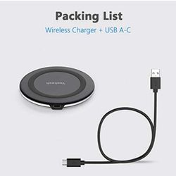 Yootech Wireless Charger,Qi-Certified 10W Max Fast Wireless Charging Pad Compatible with iPhone 13/13 Pro/13 Mini/13 Pro Max/12/SE 2020/11,Samsung Gal