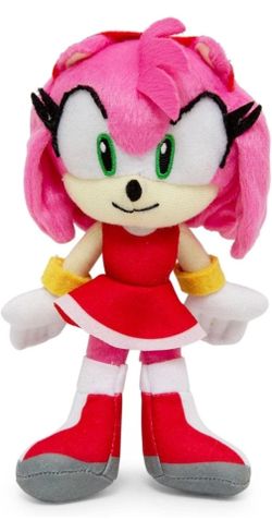 67 piece of Amy Rose Sonic 8" the Hedgehog Plush Doll Keychain with Hanging Clip67 piece of Amy Rose Sonic 8" the Hedgehog Plush Doll Keychain with Ha
