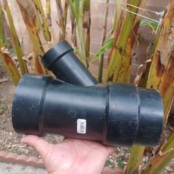NEW 4×4×2 Y PVC PIPE FOR SEWER LINE 
