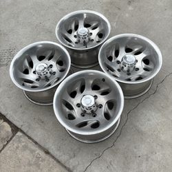 15 Inch Rims C10 C30 K5 Toyota Tacoma Nissan 6 Lug Vintage Wheels