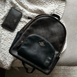 Coach Backpack and Wallet