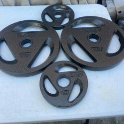 CAP Barbell 2" Olympic Grip Plate, 45lb single