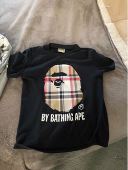 authentic burberryXbape collab t shirt