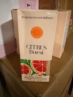 Citrus Burst Fragranced Reed Diffuser 4 oz