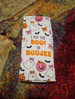 Deborah Connelly Casaba I PUT THE BOO! IN BOUJEE Halloween Kitchen 3 Towels Set